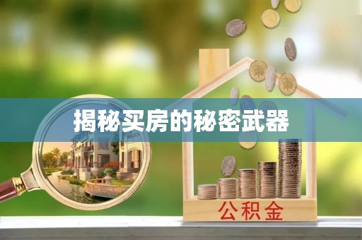 磁县揭秘买房的秘密武器