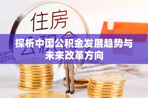 磁县探析中国公积金发展趋势与未来改革方向