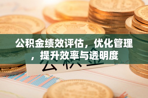 磁县公积金绩效评估，优化管理，提升效率与透明度