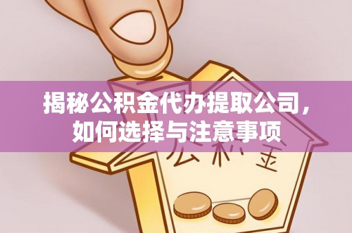 磁县揭秘公积金代办提取公司，如何选择与注意事项