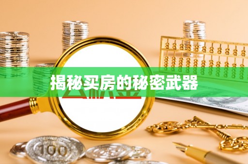 磁县揭秘买房的秘密武器