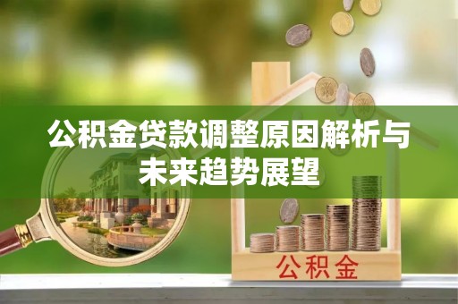 磁县公积金贷款调整原因解析与未来趋势展望