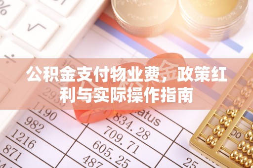 磁县公积金支付物业费，政策红利与实际操作指南
