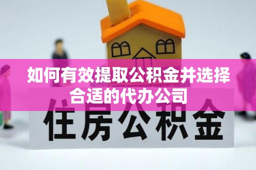 磁县如何有效提取公积金并选择合适的代办公司