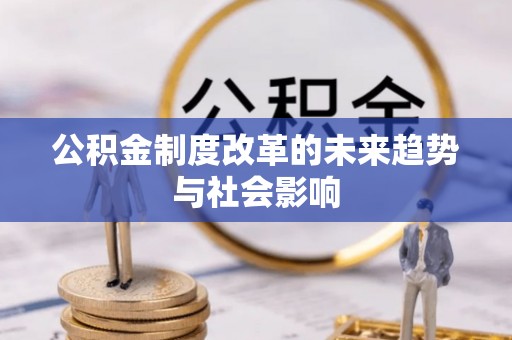 磁县公积金制度改革的未来趋势与社会影响