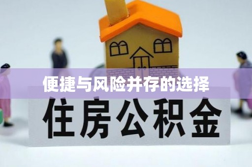 磁县便捷与风险并存的选择